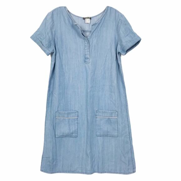 Venus Chambray Short Sleeve Dress - Picture 1 of 8